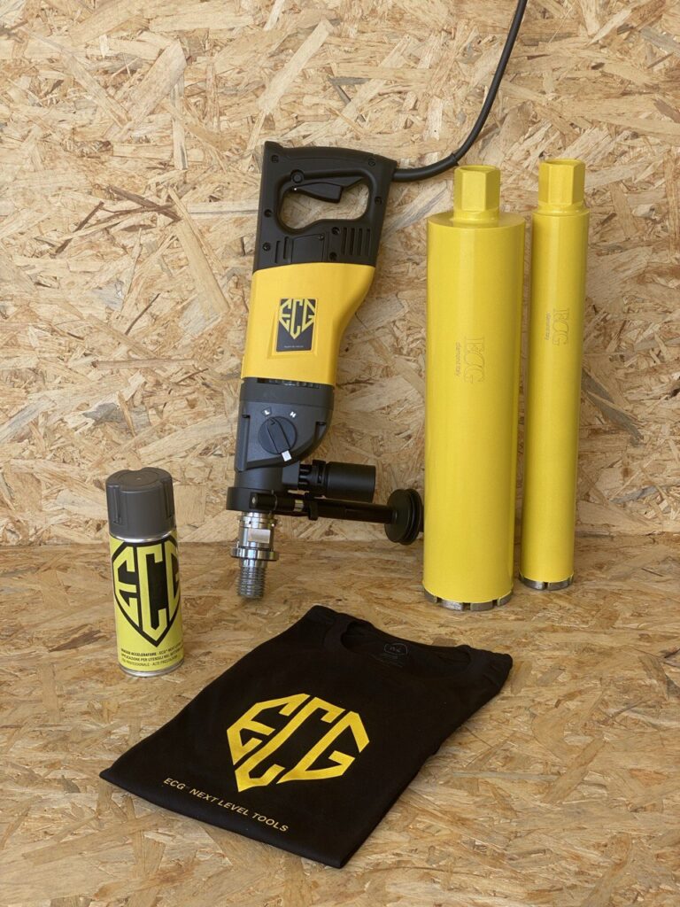 Carotatrice portatile ECG-DW-160 con aspirazione